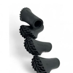 Capete cauciuc bețe Nordic Walking – model Cross Country, set 4 bucăți