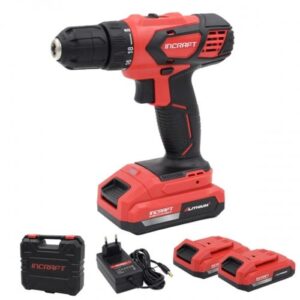 Masina de insurubat cu acumulator Incraft 18V si accesorii
