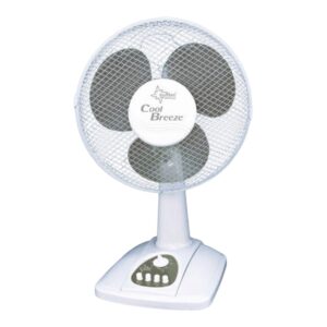Ventilator de masă KLIMATRONIC CoolBreeze 4000 TV – 45 W, Oscilație, 3 trepte de viteză