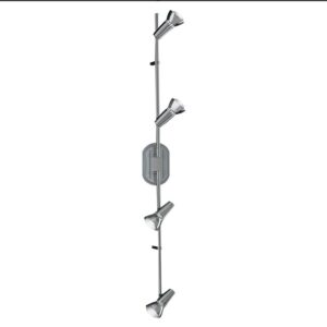 Spot EGLO PIA 1 25013 – 4xE14, 4x40W, Crom, Direcționabil, Interior