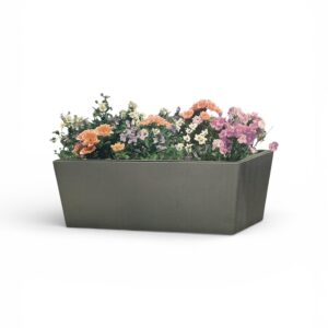 Jardinieră Balcon belavi – Sistem Auto-Udare, 50×19×19 cm, Gri Antracit