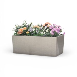 Jardiniera balcon Belavi cu auto-irigare bej 50 cm