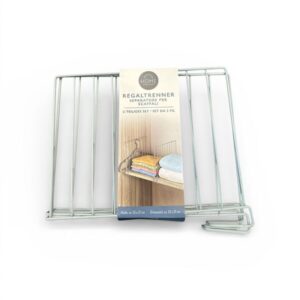 Set 2 Separatoare Raft Home Creation – Gri  33 x 27 cm, Organizator Dulap