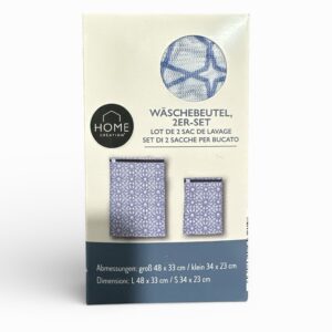 Set 2 Saci pentru Spălare Rufe HOME CREATION – Protecție Delicate, 48×33 cm & 34×23 cm