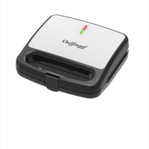 Sandwich Maker Cheffinger CF-T01 – Plăci Antiaderente, Capac Inox, Indicator LED