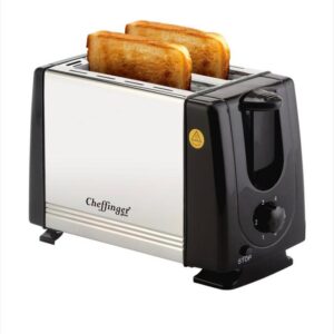 Toaster Cheffinger CF-T02 – 2 Fante, 6 Trepte Rumeneire, 650W, Inox