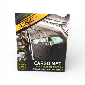 Plasa portbagaj auto CC Automotive cargo net cu 4 prinderi