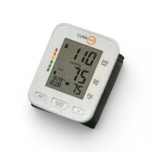 Tensiometru de încheietură CURAmed DBP2242 – Automat, 4 Utilizatori, Detector Aritmie, LCD Mare