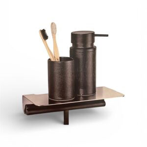 Etajeră Baie Home Creation Badablage din Oțel Inoxidabil – Montaj cu Magnet/Adeziv, Max. 3 kg