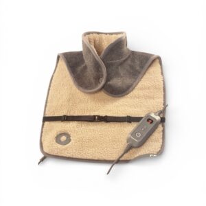 Pernă Electrică Spate & Gât Ambiano GT-HPMB-06 – 9 Trepte Temperatură, Timer, 100W, Teddy-Fleece