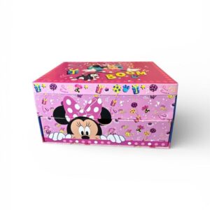 Cutie bijuterii Disney Minnie Mosaic set decorare cu stickere