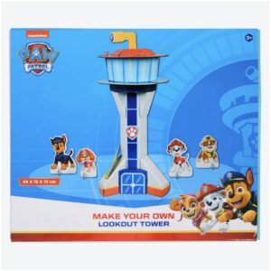 Set Creativ Paw Patrol – Construiește Turnul de Observație Lookout Tower, 3+ ani