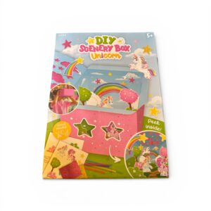 Set Creativ DIY Cutie Decorativă Unicorn – Construiește și Decorează, 5+ ani