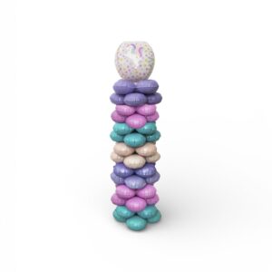 Stalp baloane folie Unicorn 160 cm set decor petrecere copii