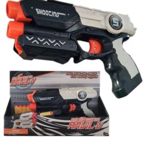 Pistol cu săgeți din spumă RAVIL-V Heat Soft Space Gun, EVA Bullet Attack, 6+