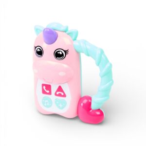 Telefon interactiv Unicorn Eldohm pentru bebelusi cu lumini si sunete