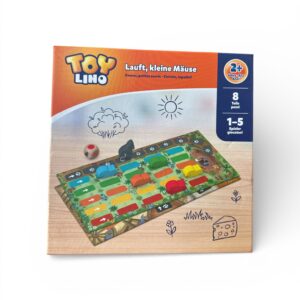 Joc de societate Toy Lino „Aleargă, Șoriceilor!” – 2+ ani, 1-5 jucători, 8 piese