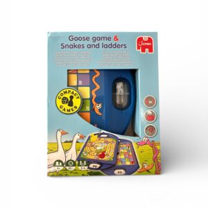 Joc Gâsca și Șerpi și Scări Jumbo, 2 în 1, Compact, Magnetic, 4+ Ani