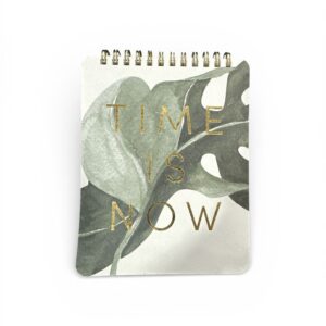 Carnetel cu Spirală Schreibliebe Korsch Verlag – Model „Time Is Now”, 80 File, 12,5×16 cm, 100 g/m²