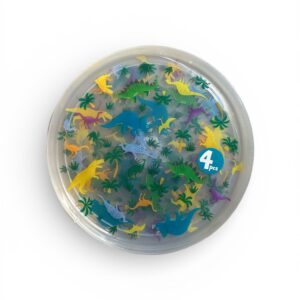 Set 4 Farfurii Copii cu Dinozauri – Plastic PP, Dishwasher Safe, Fără Microunde