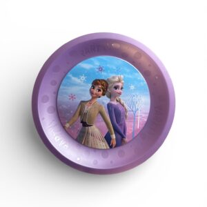 Farfurie Copii Disney Frozen – Elsa & Anna, Mov, Plastic Rezistent