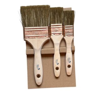 Set Pensule pentru Lazură Lemn DECO CRAFT, 3 Bucăți (30 mm, 40 mm, 80 mm), Pentru Interior și Exterior