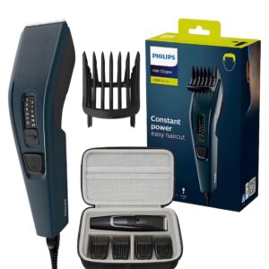 Mașină de Tuns Philips Seria 3000 HC3505/15 – 13 Trepte 0,5–23 mm, Lame Autoascuțire, Alimentare cu Fir