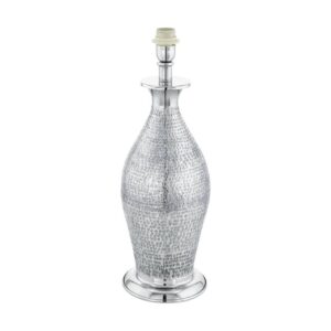 Lampă de Masă EGLO Sawtry 49679 – E27, Sticlă Decorativă, Crom, 58 cm