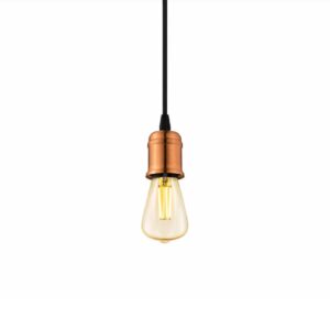 Pendul Iluminat EDI LIGHT E27 – Lampă Suspendată Stil Industrial, Cablu 2 m, IP20