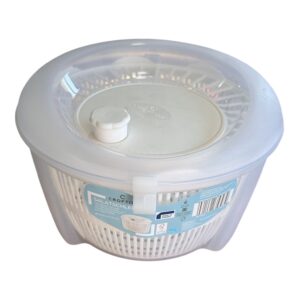Centrifugă pentru Salată Crofton 24.5 cm, Plastic fără BPA, Alb