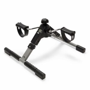 Aparat Fitness Pliabil Crane pentru Brațe și Picioare, Pedalier cu Display Digital, Reglaj Rezistență