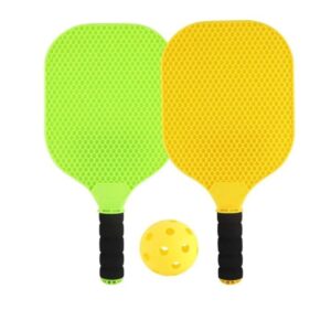 Set Palete Joc cu Minge 3 Piese – 2 Palete și Minge, Joc Sportiv pentru Copii