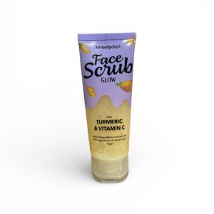 Exfoliant Facial Glow The Beauty Dept cu Turmeric și Vitamina C – Particule Exfoliante Biodegradabile, 98% Ingrediente Naturale, 75 ml