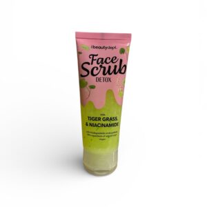 Exfoliant Facial Detox The Beauty Dept cu Centella Asiatica și Niacinamidă – Particule Exfoliante Biodegradabile, 98% Ingrediente Naturale, 75 ml