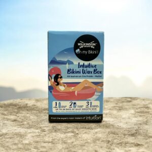 Kit Epilare Ceară Rece Zona Bikini Wilkinson Sword Intuitive – 20 Benzi, Balsam Îngrijire, Piele Fină până la 28 Zile