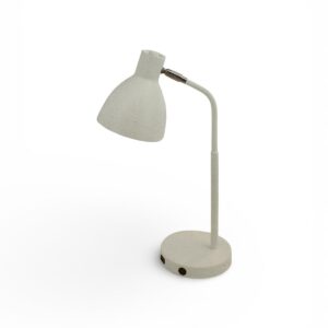 Lampă de Birou Metalică cu Port USB – Înălțime Reglabilă 42–54 cm, Soclu E14