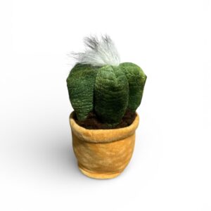 Cactus Decorativ din Pluș Green Goodness în Ghiveci – Jucărie Decorativă Eco