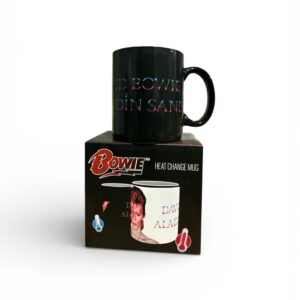 Cană Termosensibilă David Bowie – Model Aladdin Sane, 320 ml, Schimbare Imagine la Căldură