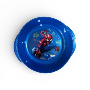 Bol pentru Copii Spider-Man Marvel – Plastic Alimentar, Compatibil cu Microunde, Albastru