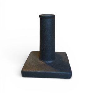 Sfeșnic din Porțelan pentru Lumânare – Design Modern Minimalist, Negru