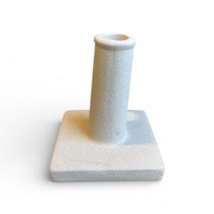 Sfeșnic din Porțelan pentru Lumânare 22 mm – Design Minimalist, Crem