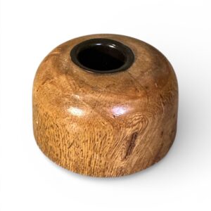 Suport Lumânare din Lemn Natural – Sfeșnic Decorativ Rustic, Design Rotund