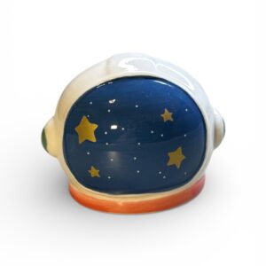 Pușculiță Ceramică Astronaut pentru Copii – Decor Cameră Copii, Model Spațiu
