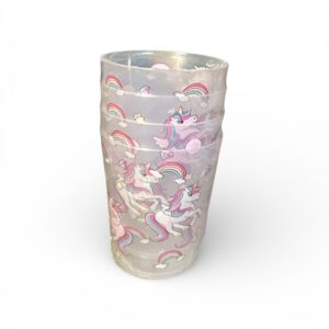 Pahar Reutilizabil Unicorn Party – 230 ml, Plastic, Pentru Petreceri Copii