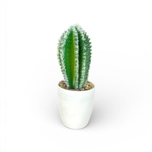 Cactus Artificial Decorativ în Ghiveci – Model Vertical, Plantă Ornamentala Verde pentru Interior