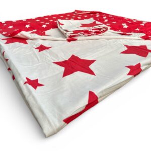 Set Lenjerie Pat Copii din Flanel – 200x200 cm + 2 Fețe de Pernă, 100% Bumbac