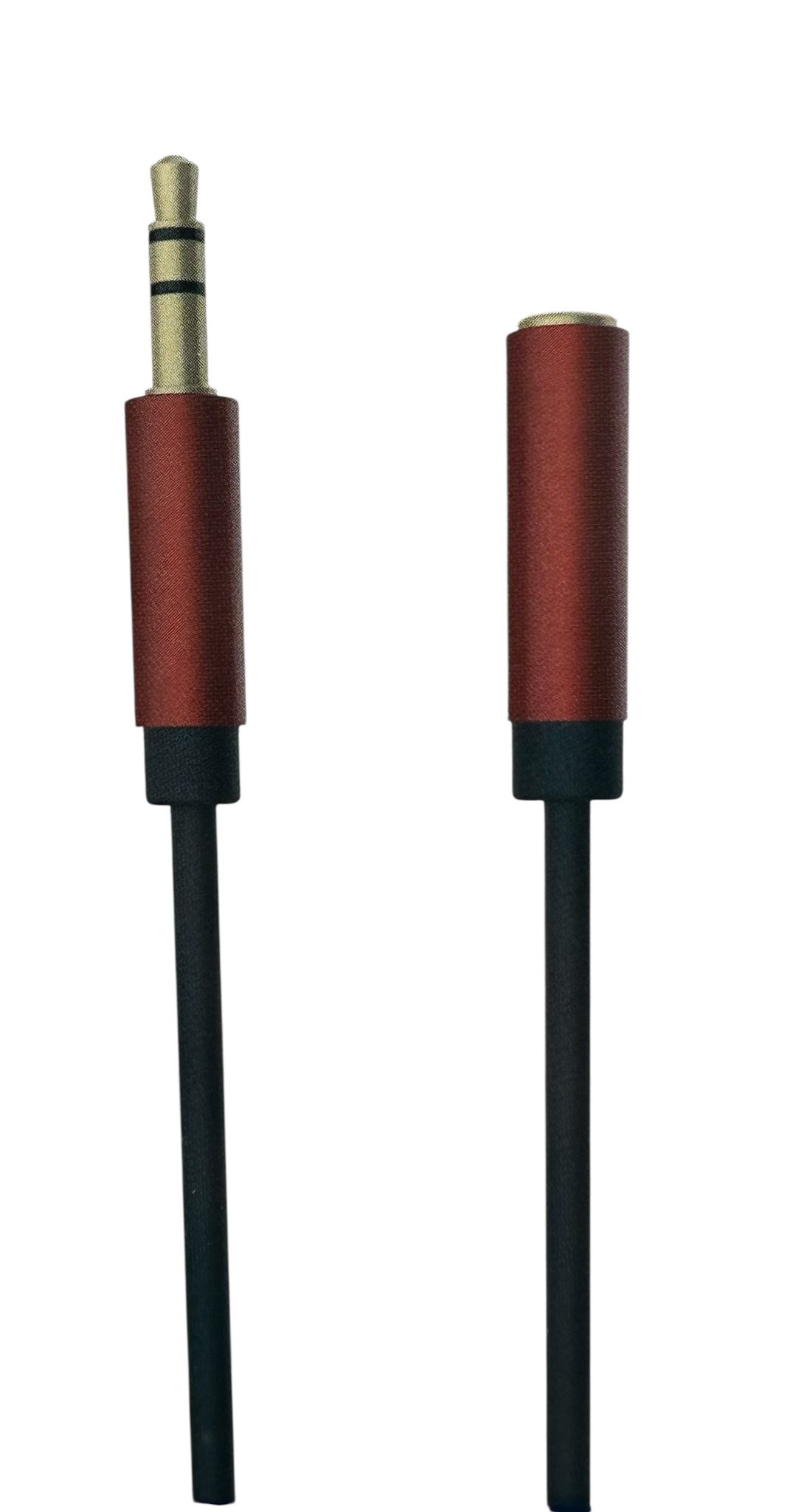 Cablu Prelungitor Audio Jack 3.5 mm Newtop – 1m, Tată-Mamă, Metalic, Pentru Căști și Boxe