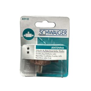 Splitter Antenă Radio 2 Ieșiri Schwaiger ASV43 – Distribuitor Semnal Radio IEC
