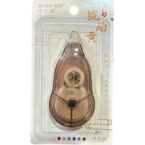 Bandă Corectoare Tip Roller INYAN CP-9318 – 5 mm x 15 m, Corector Uscat pentru Școală și Birou