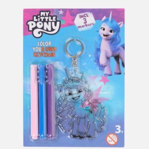 Set Breloc de Colorat My Little Pony – Include 3 Carioci, Model Personalizabil pentru Copii